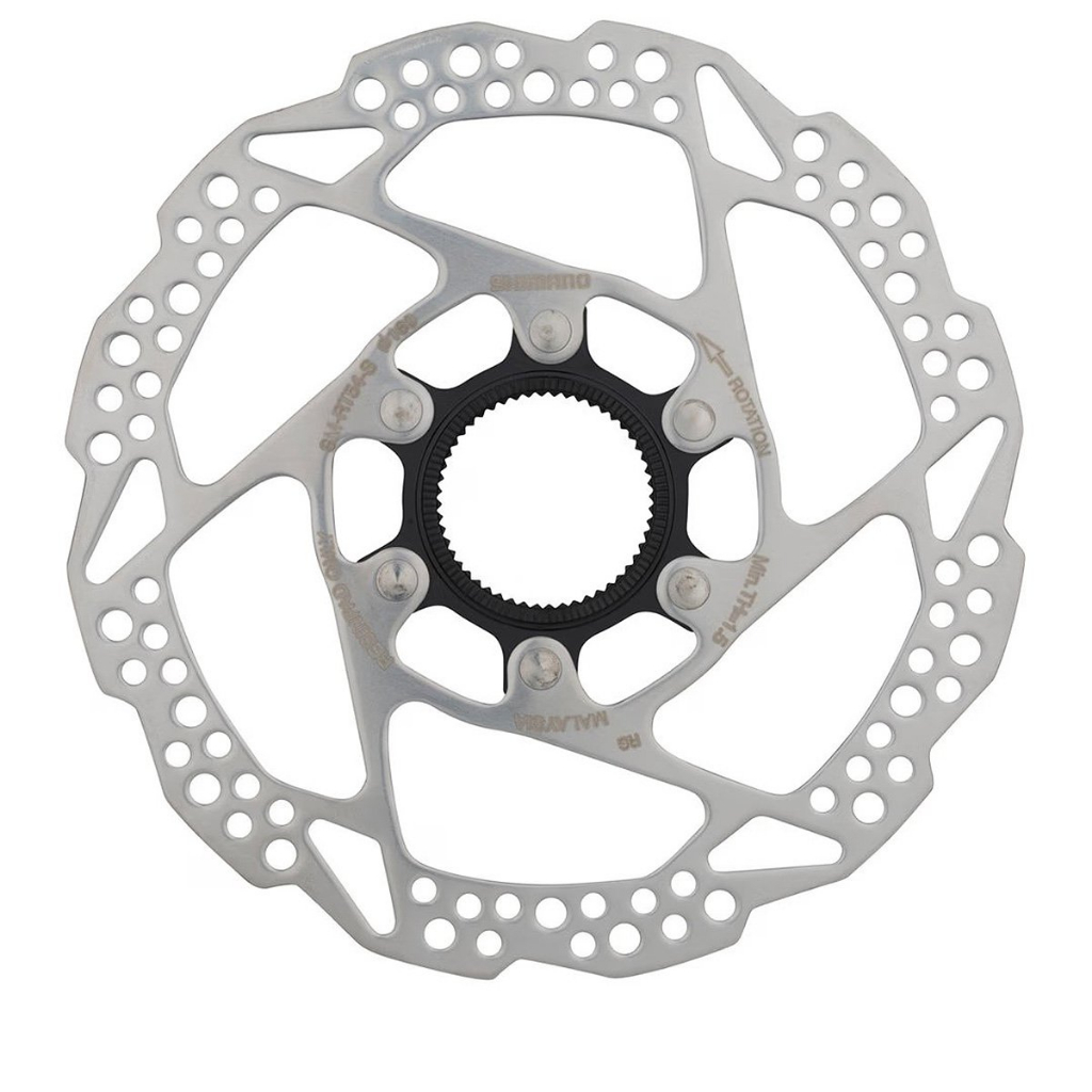 Disco Rotor para Freio a Disco Sistema Center Lock Shimano RT54 160mm NÃO Acompanha o Lock Original