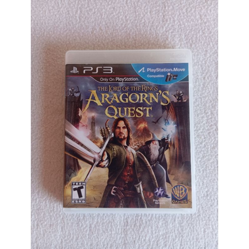 Jogo Ps3 The Lord of the Rings Aragorn's Quest Midia Física