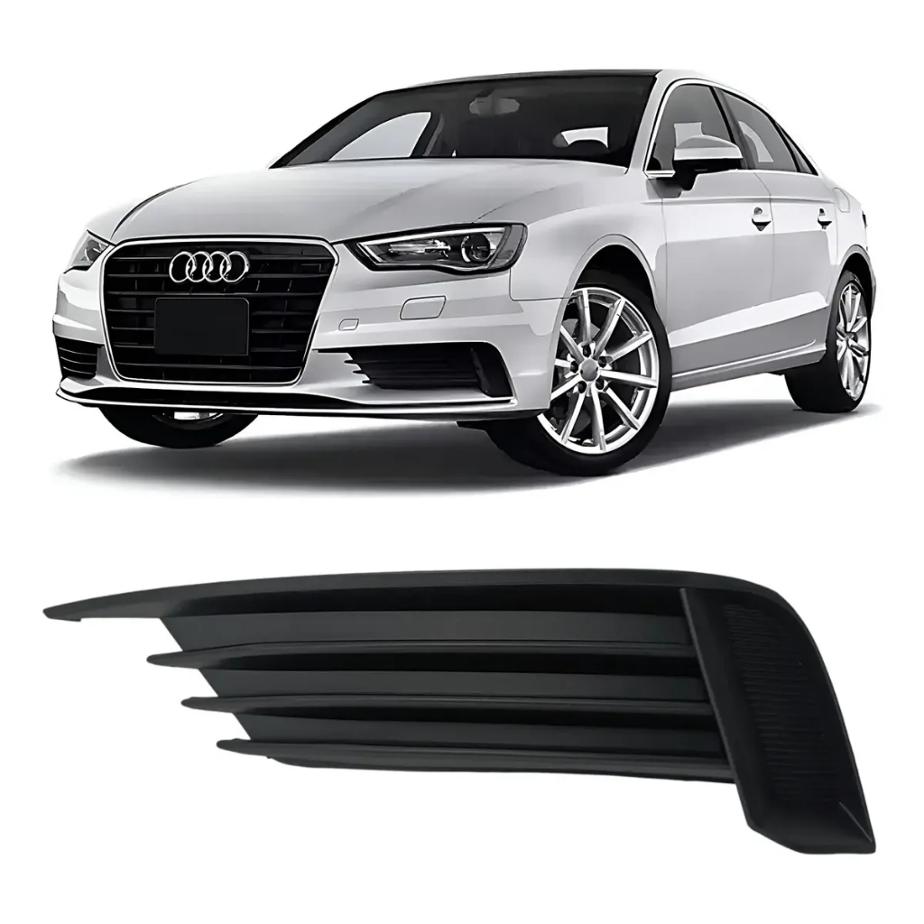 Grade Moldura Farol Milha Dianteiro Audi A3 Sedan 2014 2015 2016 Esquerdo Motorista 8V5807681