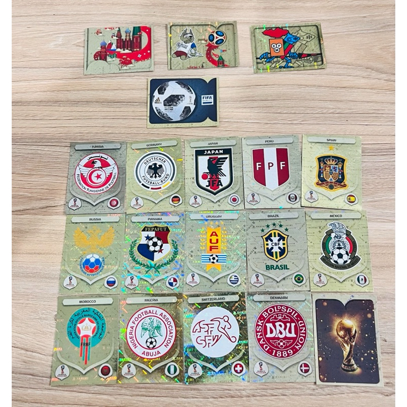 Figurinhas Brilhantes da Copa do Mundo Rússia 2018 Valor Unitário