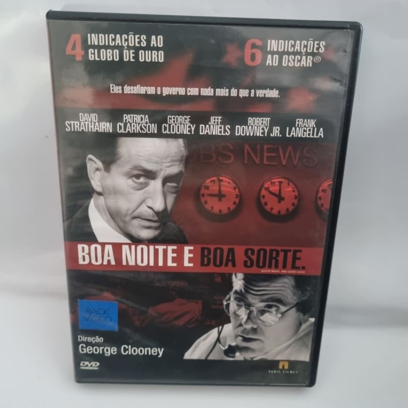 Dvd Original - Boa Noite, Boa Sorte ( George Clooney)
