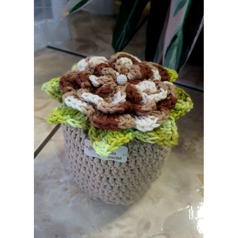 Capa para Peso de porta em crochê flor / peso de porta em crochê/decoração em croche.