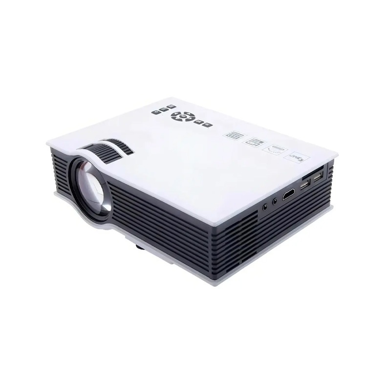 Projetor Wifi Celular Tablet Espelhamento HD Video HDMI UC68 Branco