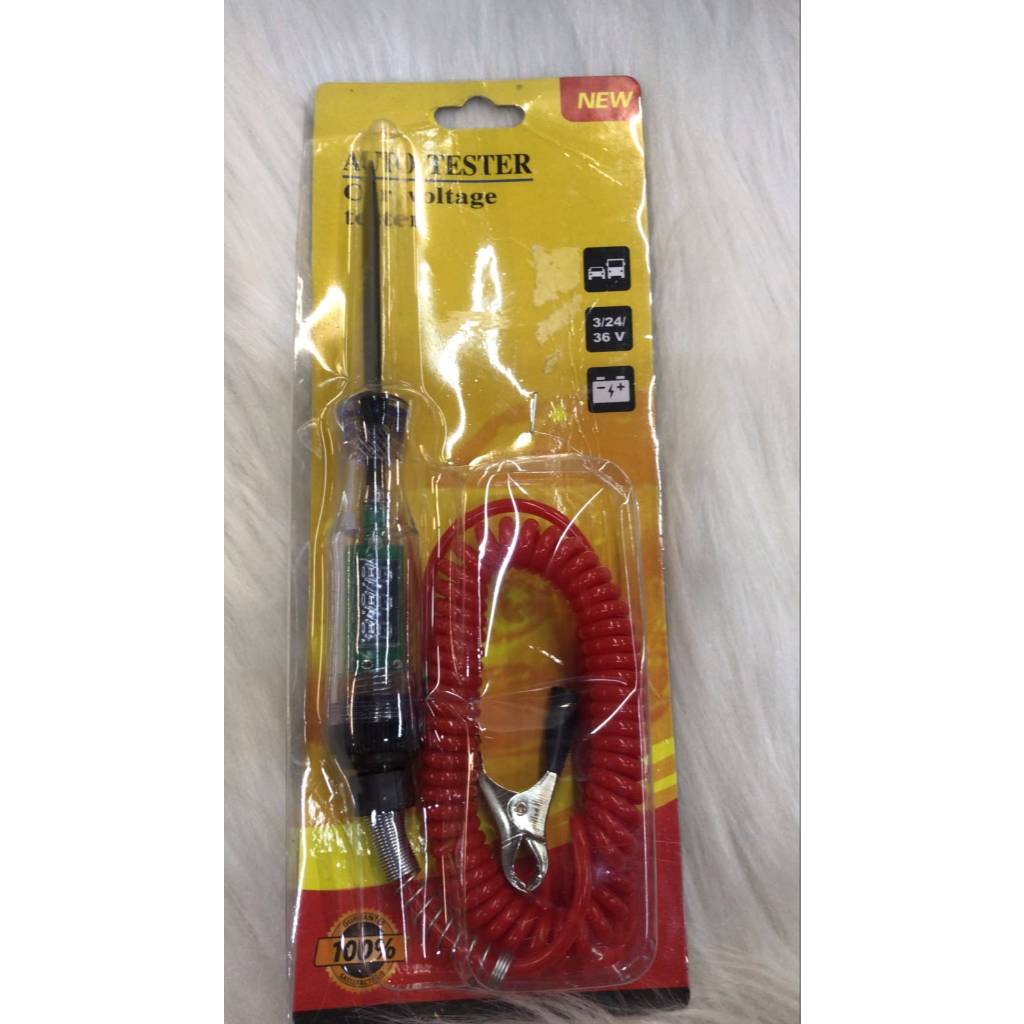 Chave Teste Digital 3/24/ 36V: Testador de Circuito Automotivo com Sonda, Display LED e Reparo Rápido!