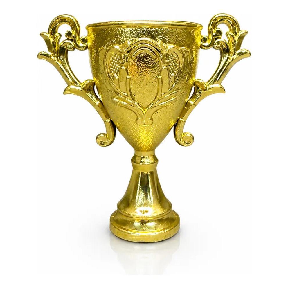 Kit Mini Troféu para Decoração para Aniversario tema Futebol Copa do Mundo Lembrancinha para Festa