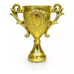 Kit Mini Troféu para Decoração para Aniversario tema Futebol Copa do Mundo Lembrancinha para Festa