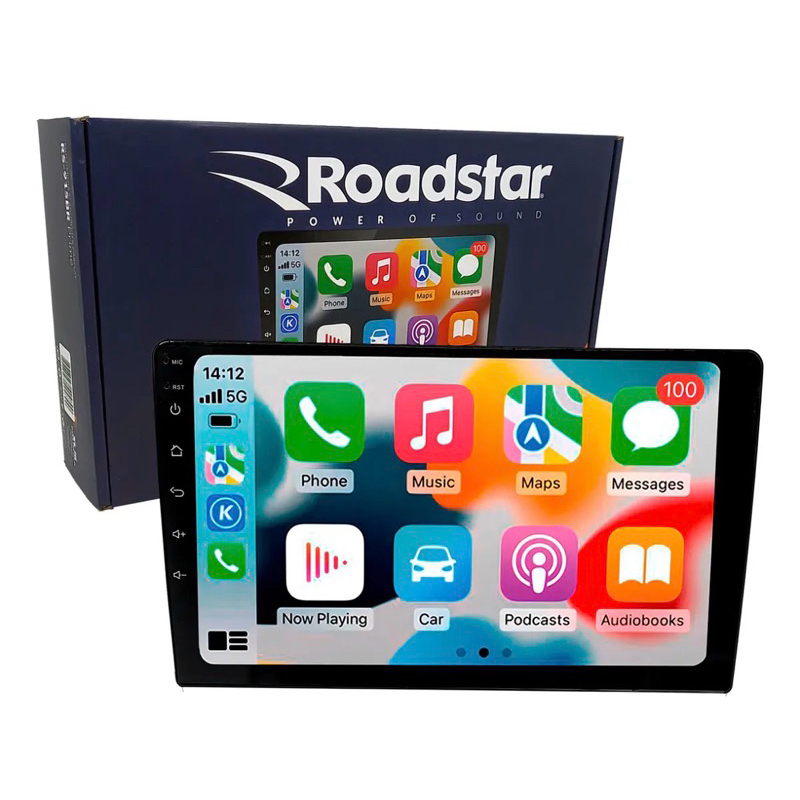 Central Multimídia Roadstar RS-915BR Prime Android Carplay 9 Polegadas