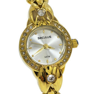 Relógio Seculus Feminino Analógico Kit Mini 20455LPSKDB1K1