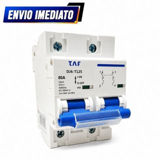 Disjuntor Bipolar 2P 80A a 125A – TAF