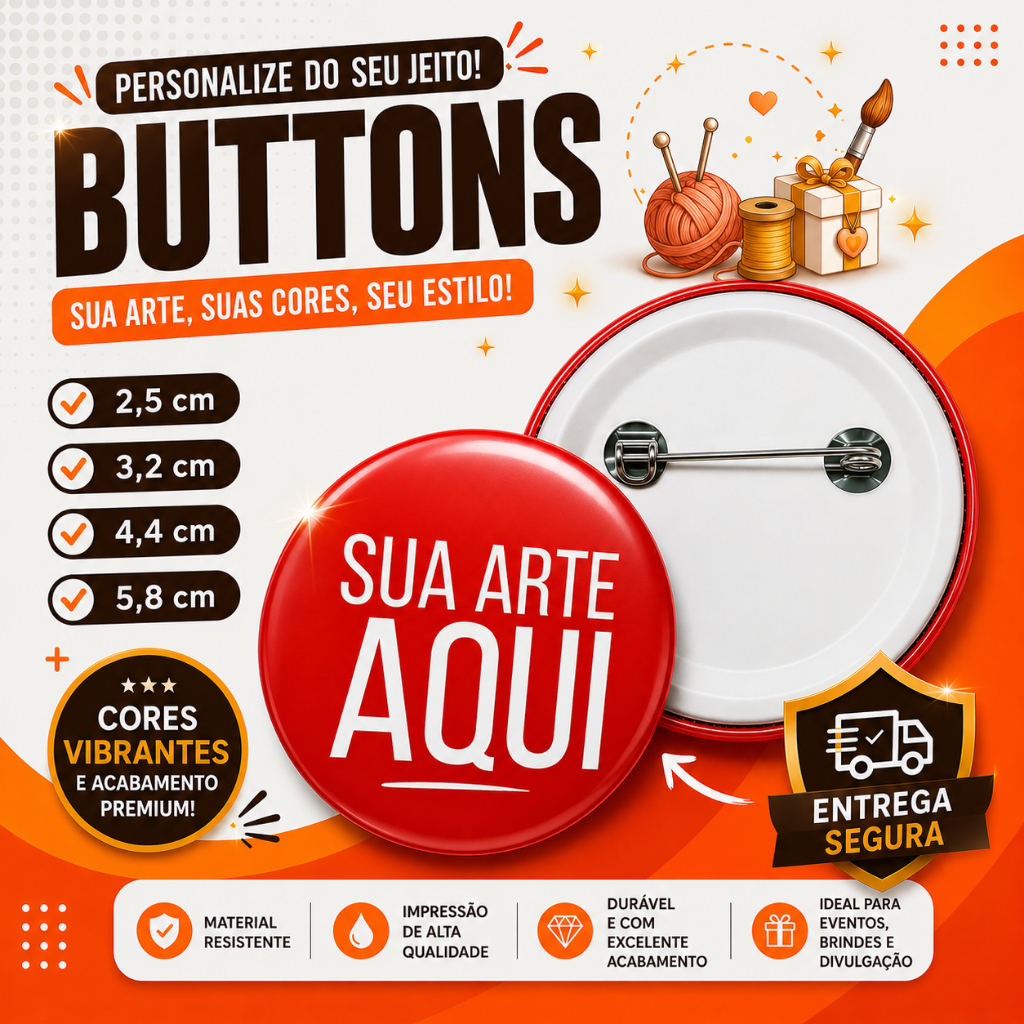 Kit EVENTO Bottons Boton Broche Pin Botom festa casamento eventos formatura EMPRESAS