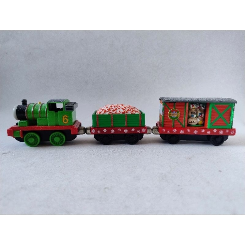 Miniatura Coleção Trem Thomas e Amigos Percy's Holiday Set Original Metal Presente Amante/Colecionador(Ler Descrição) de
