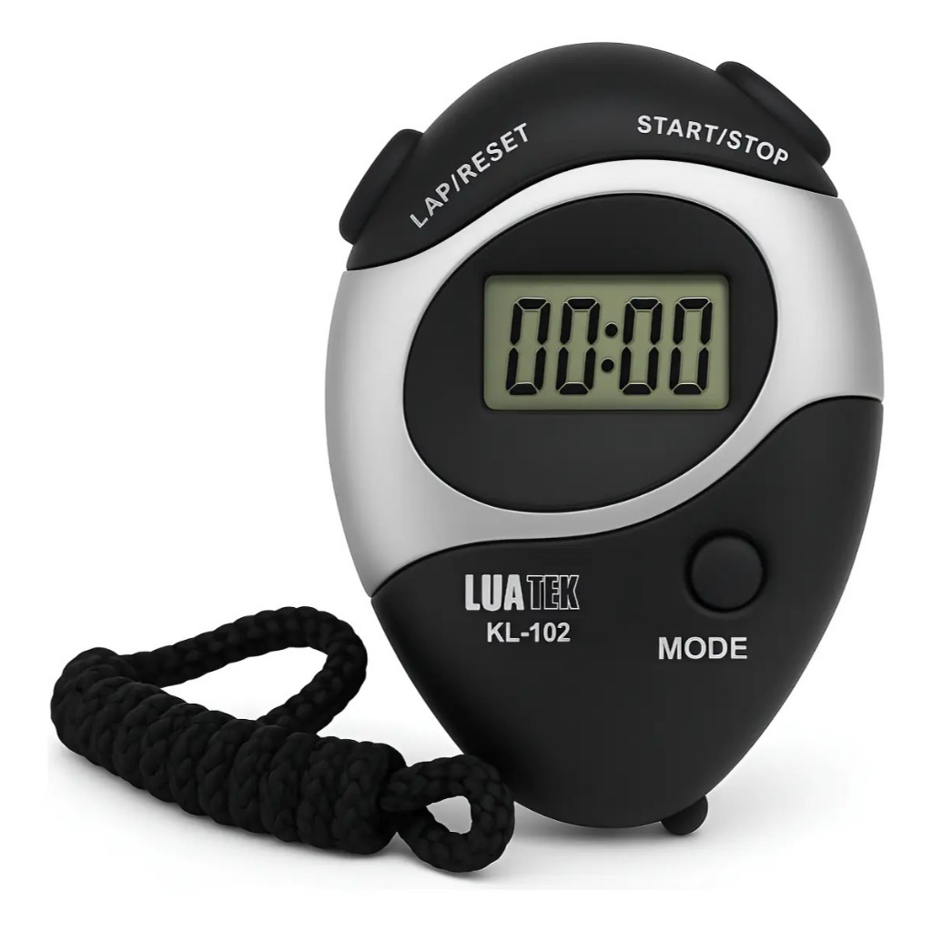 Cronômetro Digital Esportivo Luatek Kl-102 Para Corrida E Crossfit Preto