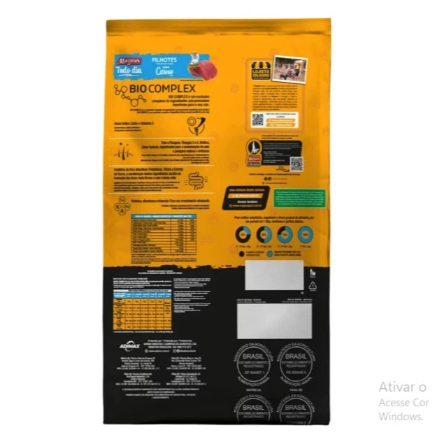 Ração Magnus Premium Todo Dia 10,1Kg Cães Filhotes Sabor Carne Adimax — imagem 2 de 2