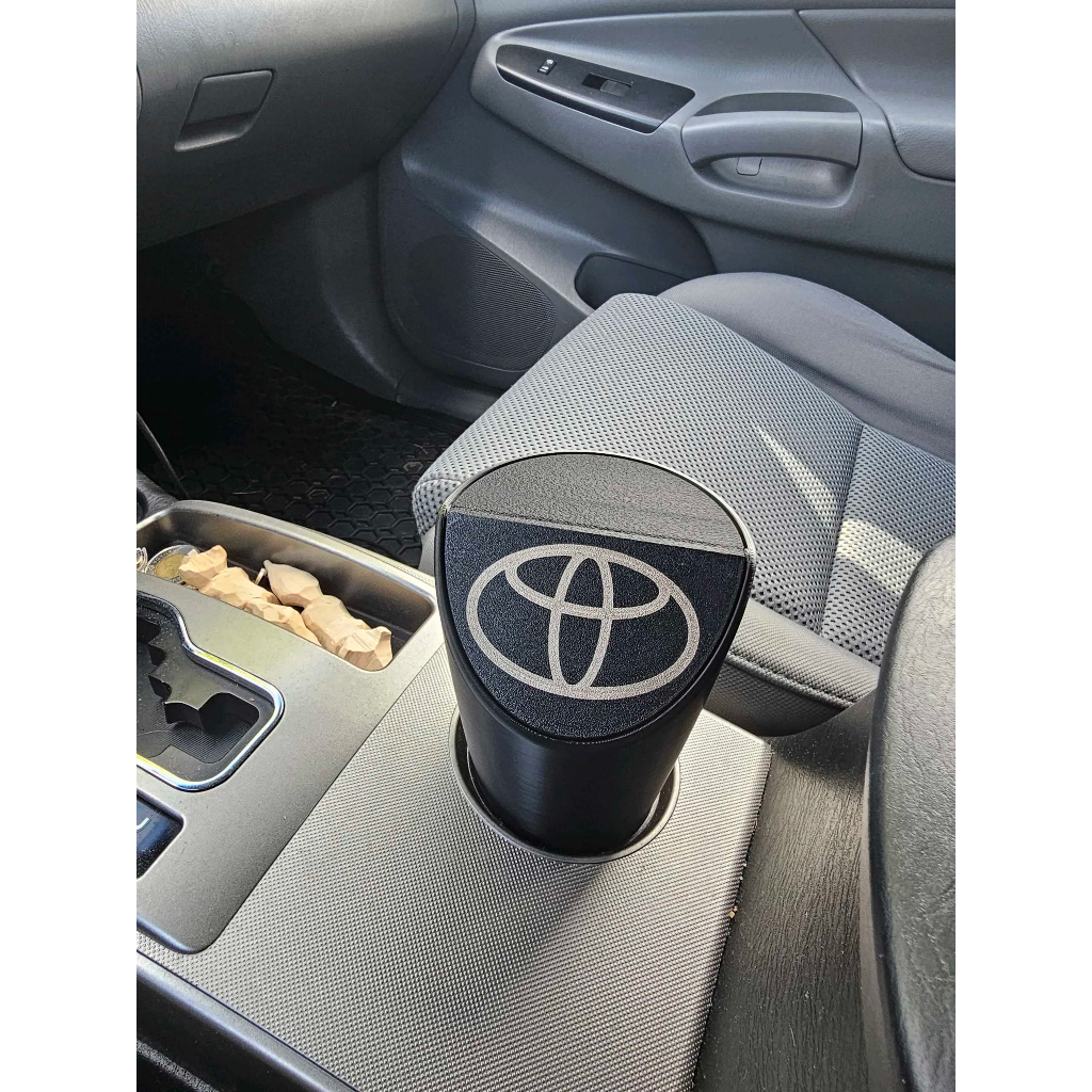 Lixeira Automotiva Porta Copos Toyota | Corolla | Corolla Cross | Yaris | Etios | Hilux | SW4 | RAV4