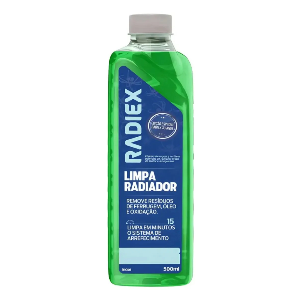 Limpa Radiador Radiex R9301 Elimina Oxidação - 500ml Frasco pead