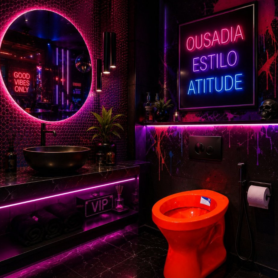 Vaso Bacia Convencional Redondo Laranja Araxá Premium e Exclusivo