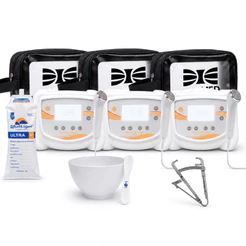 Ultrassom Sonopulse Portátil Ibramed 1MHz, 3MHz e 1 e 3MHz Estética Fisioterapia Corporal Aparelho