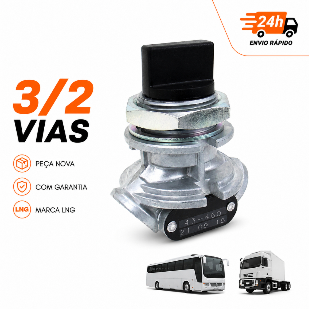 Válvula Retenção 3/2 Vias 1938S CURSOR STRALIS EUROTECH