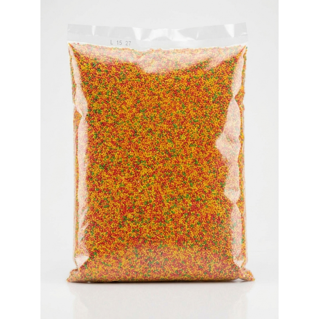 Ração Extrusado Colorida Para Coleiro, Canário, Pintassilgo 1,2,5kgs PROMOÇÃO