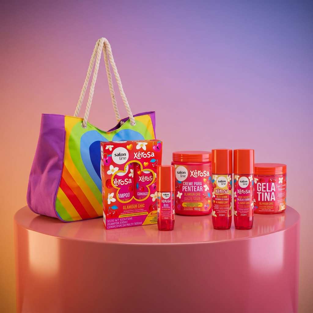 Kit Presenteável Tratamento e Finalização Xêrosa Glamour Chic — imagem 2 de 2