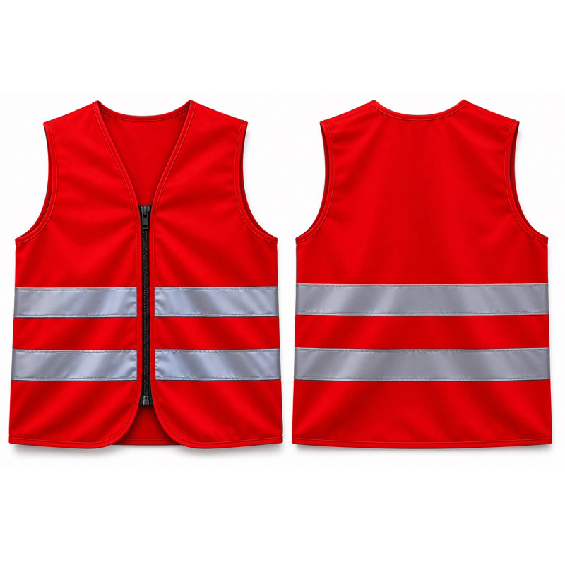 Colete Refletivo de Segurança Vermelho
