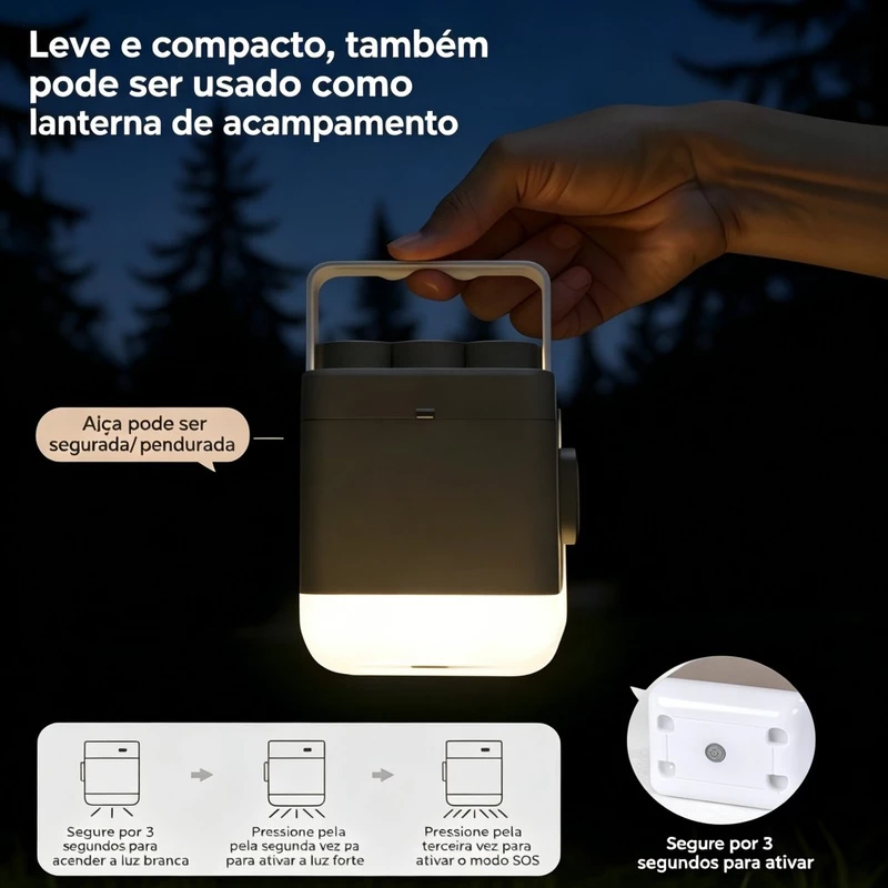 Colchão Inflável Automático Com Bomba Embutida Glampture para Camping — foto 5