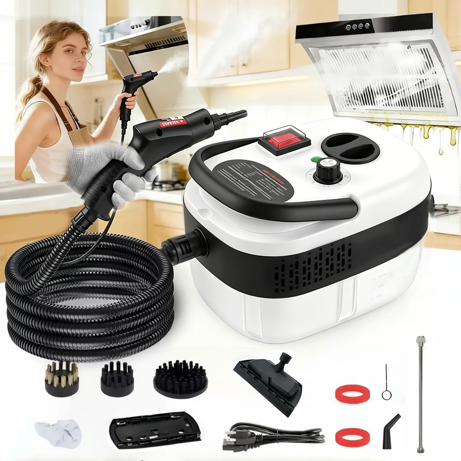 Limpador a Vapor de Alta Temperatura 1500W 110V Máquina de Limpeza Desinfecção para Cozinha-D14