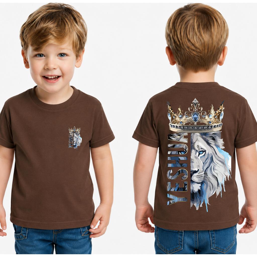 Camiseta Infantil Streetwear Malha 30.1 100% Algodão Camisa Juvenil Estilosa Jesus Cristo Infantil