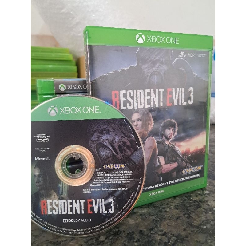 Jogo Resident Evil 3 - Xbox One - Mídia Física - Original - Impecável