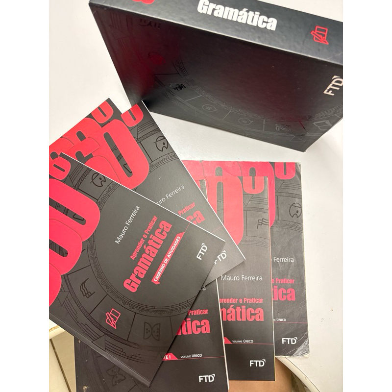 Box gramática 360° FTD - NOVO com apenas um livro usado