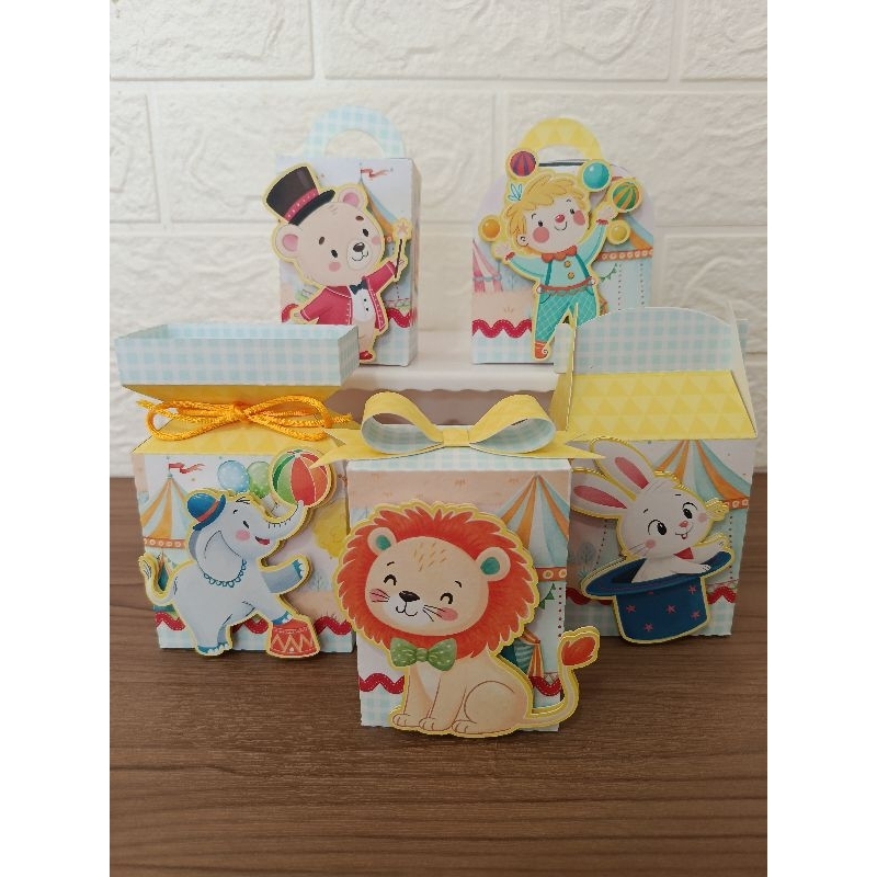 Kit festa Circo – Lembrancinha Infantil – Personalizados Circo -Prontas e Montadas