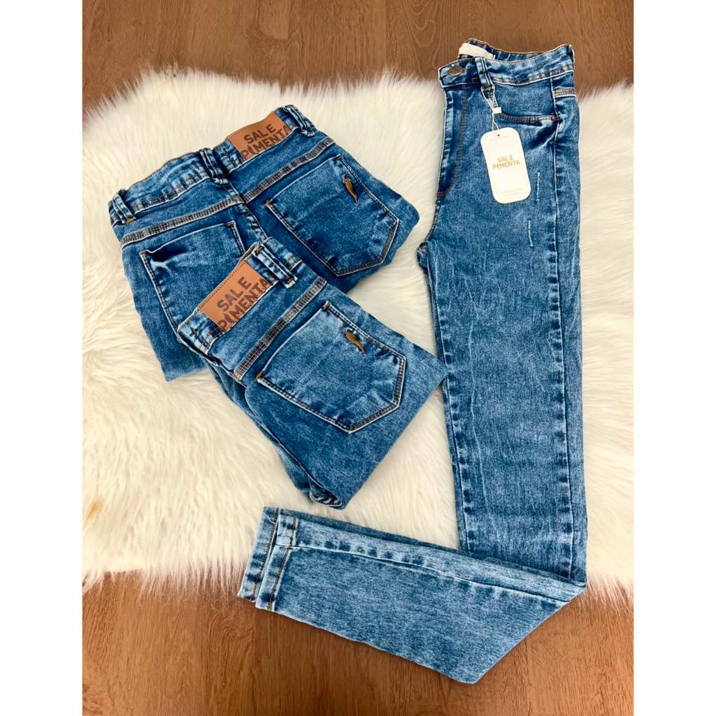CALÇA SAL E PIMENTA PREMIUM BORDADA  LANÇAMENTO