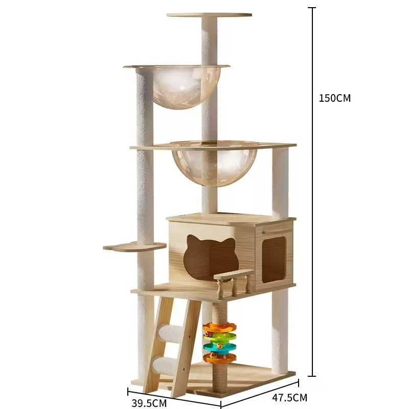 Arranhador Gato Torre 4 Andares Gigante arranhador para gatos   torre para gato   casa para gato   brinquedo para gato