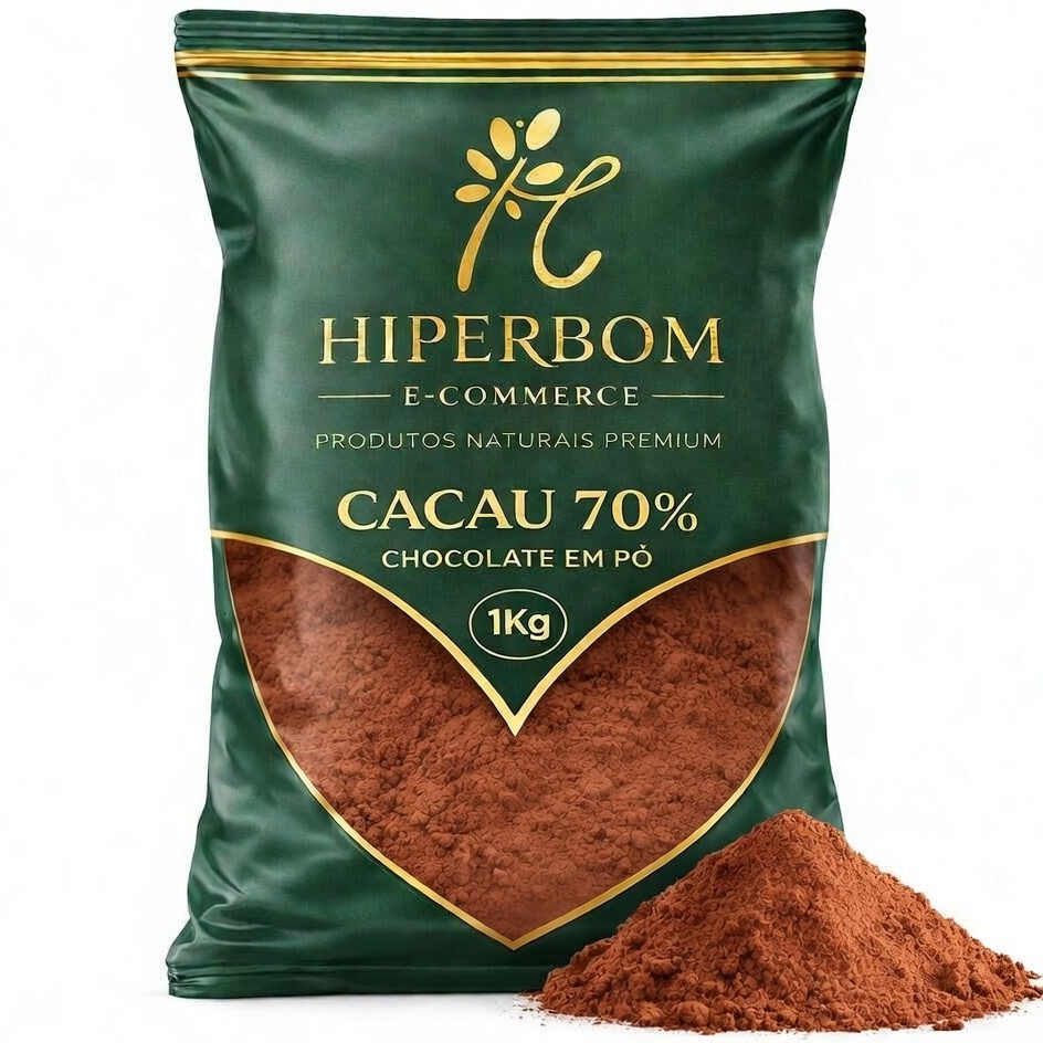 Chocolate em Pó 70% Cacau Natural Premium