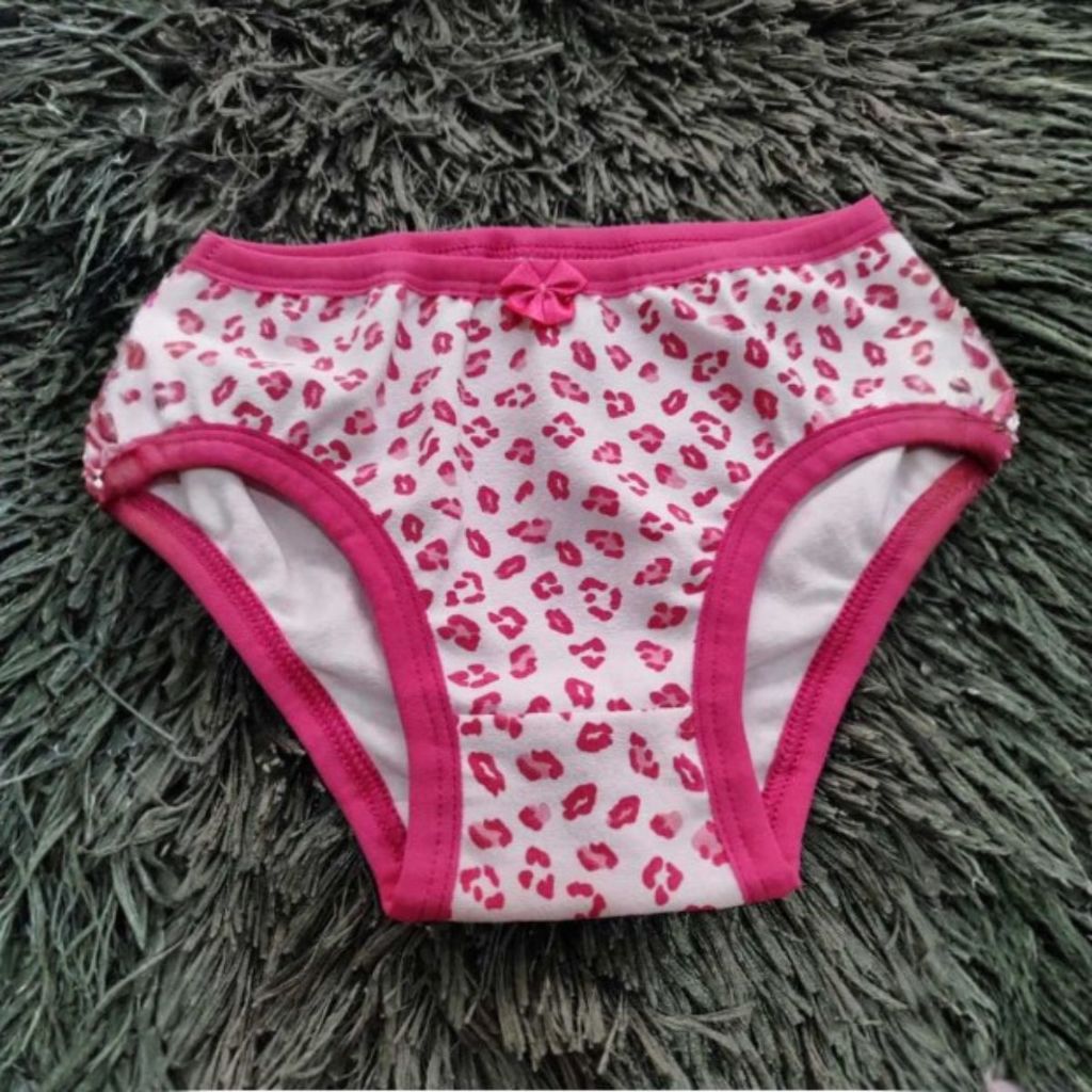 Kit Com 5 Calcinhas Confortável Tecido Antialérgico Para Meninas Lindas Estampas