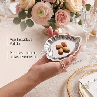 PETISQUEIRAS APERITIVOS INOX KIT C/24 PETISQUEIRAS PARA FESTA
