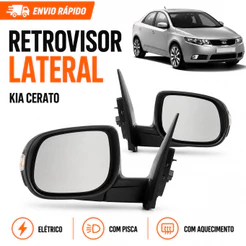 Retrovisor Eletrico Kia Cerato 2009 2010 2011 2012 2013