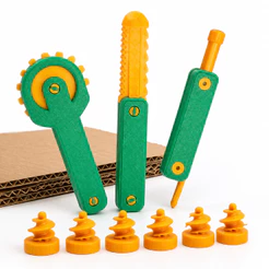 Kit Brinquedo para Papelão Infantil Criatividade Reciclagem