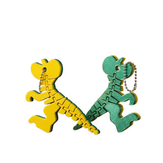 Dino Flexível Criatura 3D Chaveiro Dinossauro