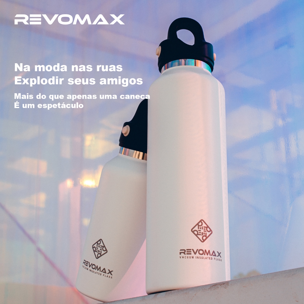 Garrafa Térmica 950ml Inox 304 – Antivazamento Isolamento a Vácuo Design Modern