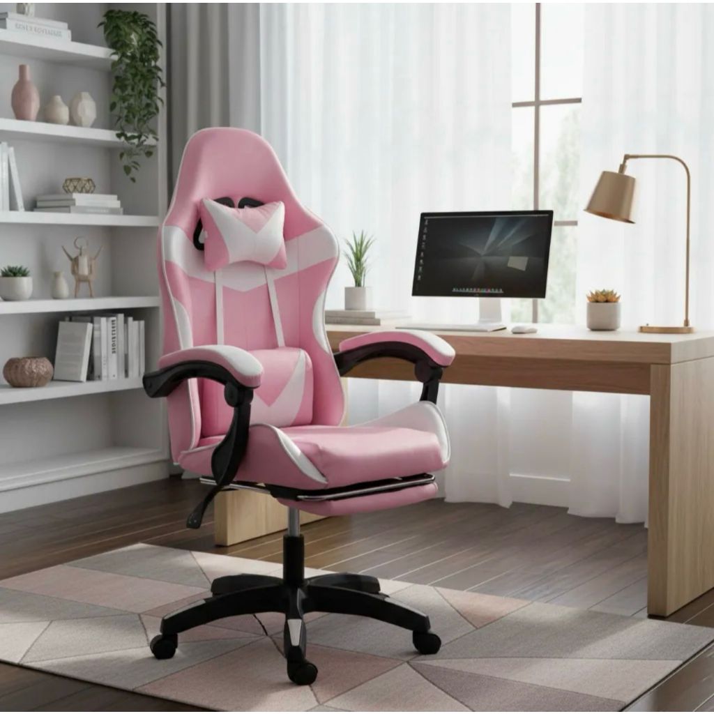 Cadeira Gamer Ergonômica Reclinável Ajustável para Escritório Sweet Studio