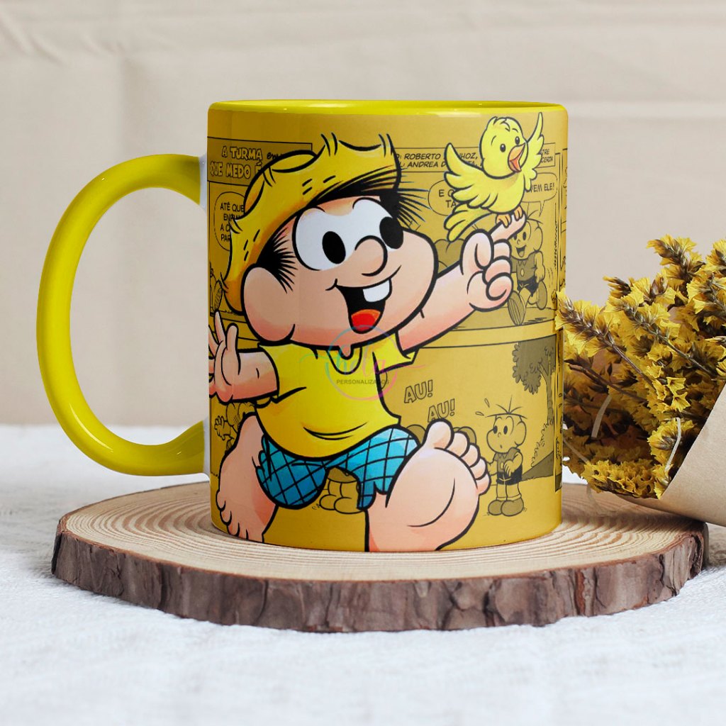 Caneca Chico Bento Turma Da Mônica Personalizada