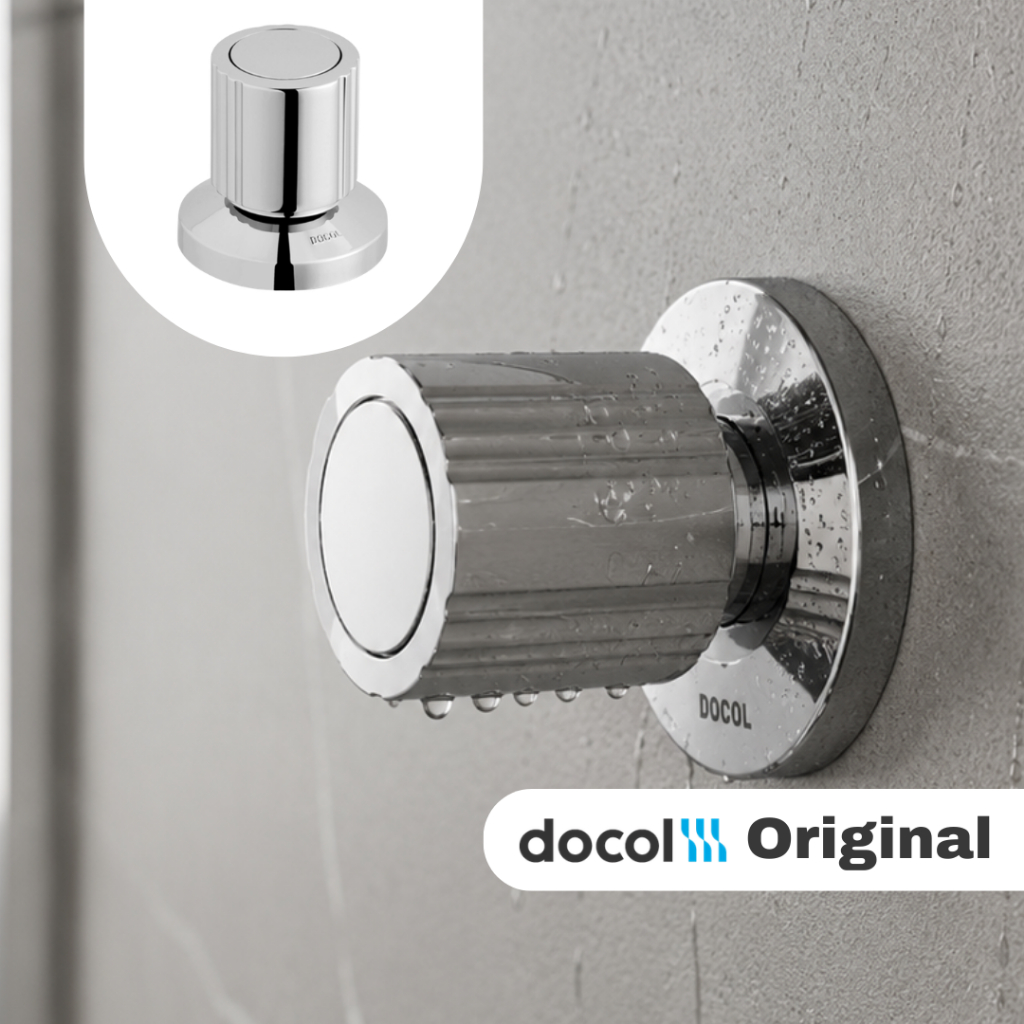 Acabamento para registro DocolBase 1/2", 3/4" e 1" Itapema Bella - Original
