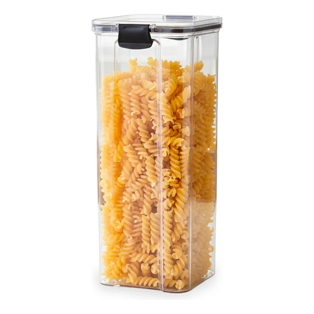 Pote Hermético 2,2L Transparente com Tampa Vedada | Organizador para Mantimentos e Alimentos
