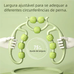 Aliviador de Dor Muscular Massageador Manual de Rolos