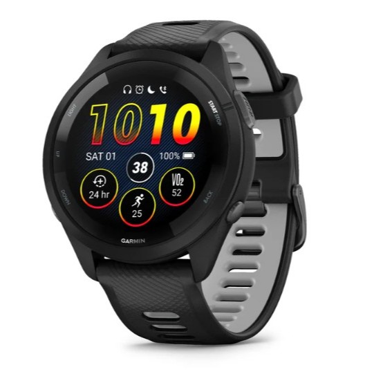 Smartwatch Garmin Forerunner 265 Music com Tela de 1.3 AMOLED TouchScreen"/Bluetooth /5Atm 46MM