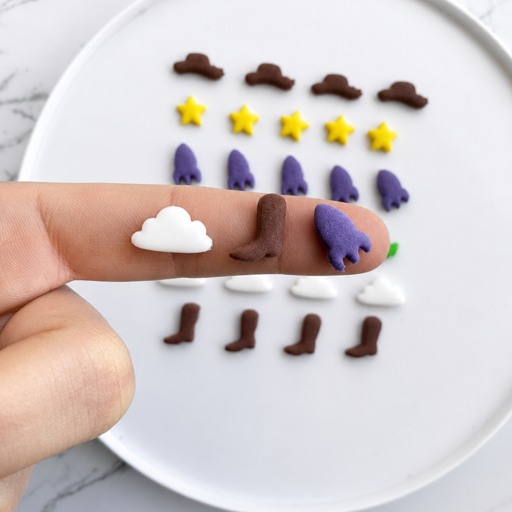 Apliques de Açúcar Mini Toy Story c/ 50 unidades — imagem 2 de 2