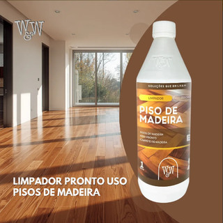Limpador Para Piso de Madeira W&W Pronto Uso 1L