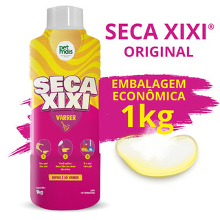Seca xixi Cachorro e Gato Varrer 1kg - Absorve e transforma em pó