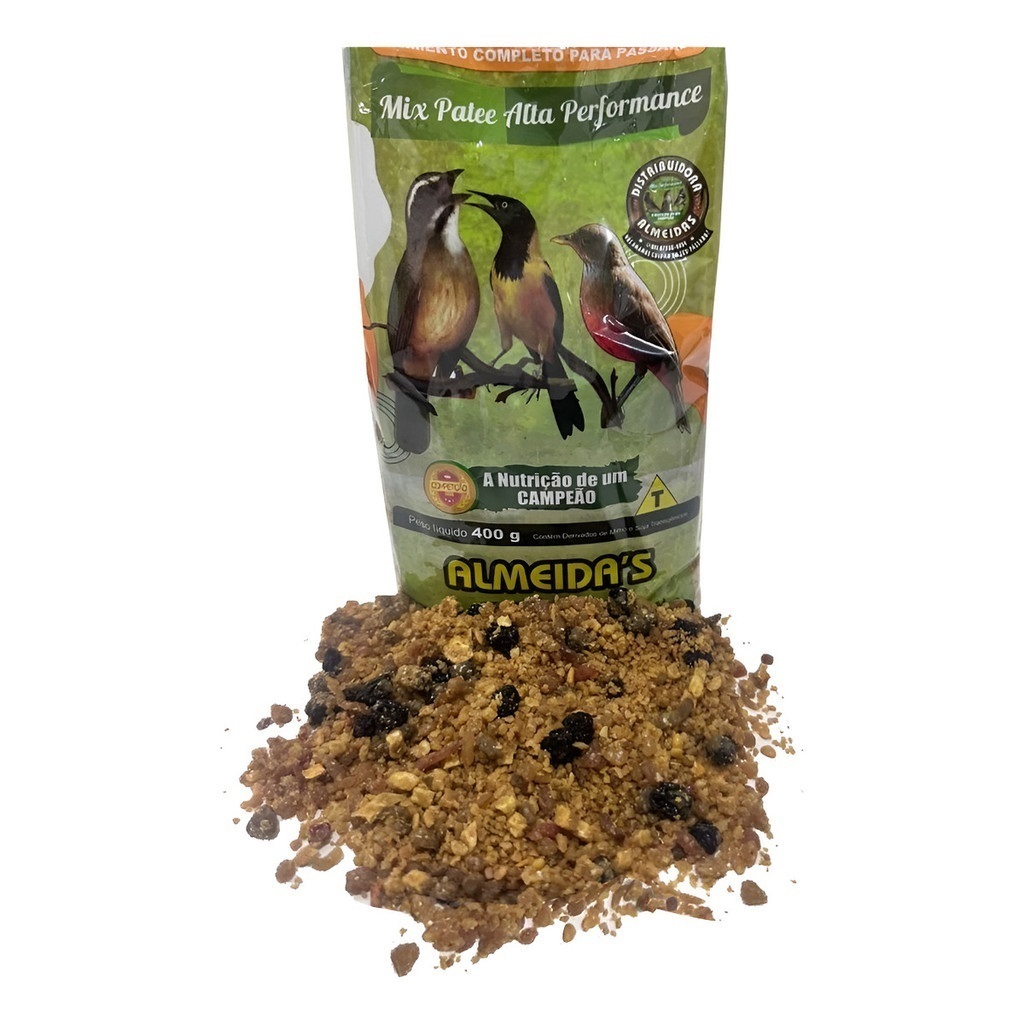 Mix Patee Alta Performance 400g Farinhada Úmida - Almeidas